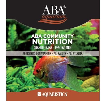 ABA COMMUNITY L Mangime in granuli per pesci medio-grandi 250 ml