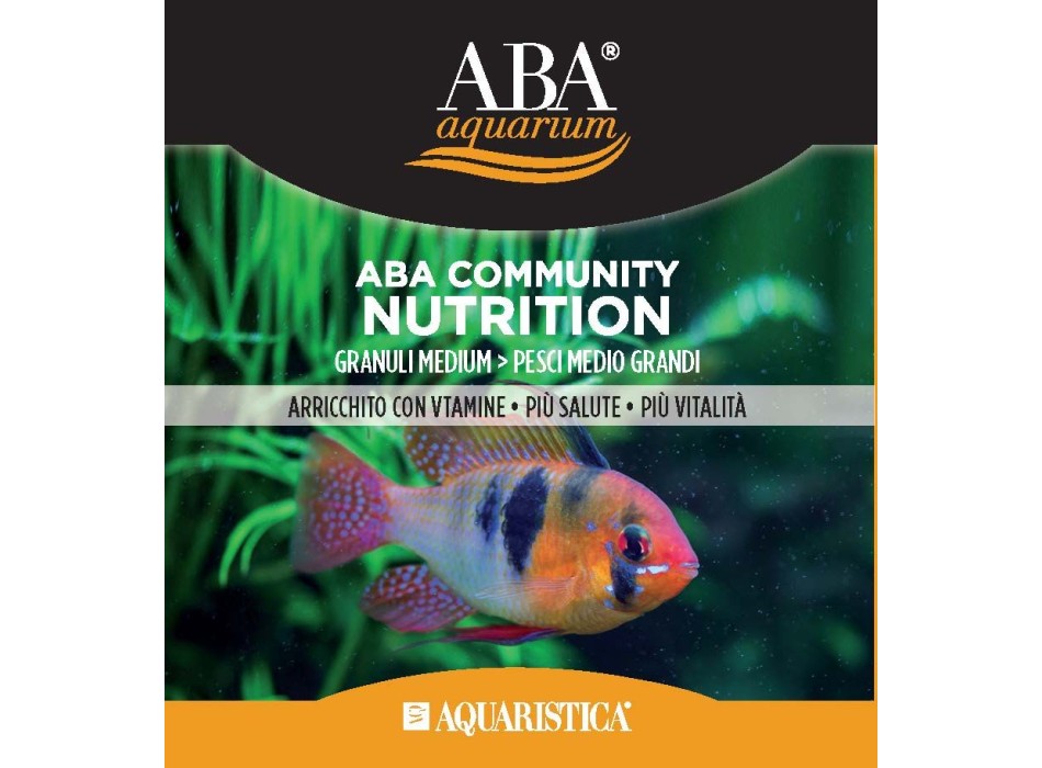 ABA COMMUNITY M Mangime in granuli per pesci medi 100 ml