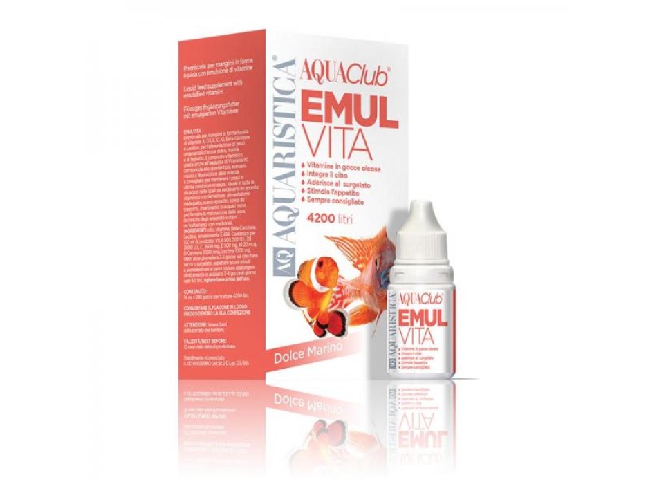 Aquaristica EmulVita 14ml  - vitamine per acqua dolce e marina