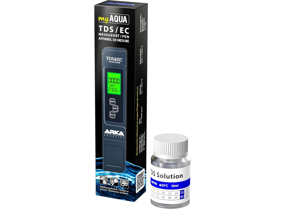 ARKA Misuratore per TDS/EC Strumento di misura per acquari