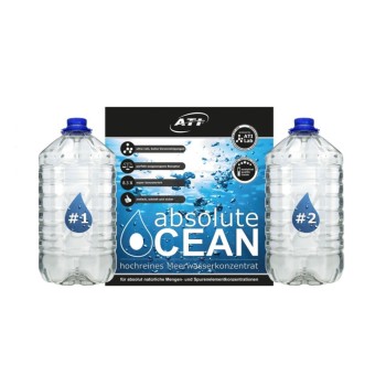 ATI Absolute Ocean 2 x 10,2 Liter - Sale liquido per acquari di barriera