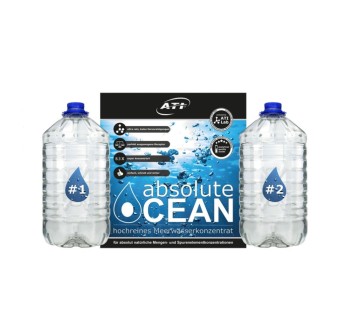ATI Absolute Ocean 2 x 10,2 Liter - Sale liquido per acquari di barriera