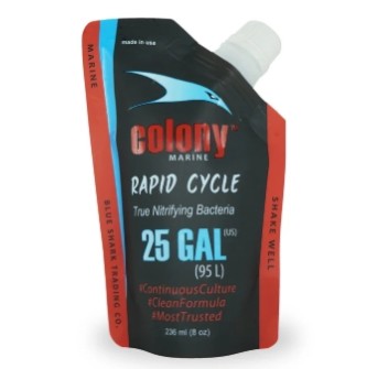 Blue Shark Colony Rapid Cycle 236 ml – Batteri Nitrificanti ad azione rapida per Acquario Marino