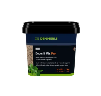 Dennerle Nano Deponit Mix Pro 1 KG - Materiale speciale per fondo di mini acquari. Miscela pronta per l'uso