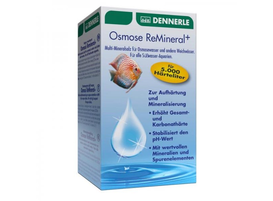 Dennerle Osmose Remineral - 250gr per 5000 l - Sali minerali per acqua da osmosi