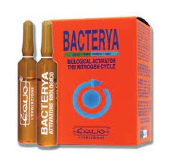 EQUO - BACTERYA 12 FIALE - BATTERI  PER ACQUA DOLCE E MARINA - ATTIVATORE BIOLOGICO