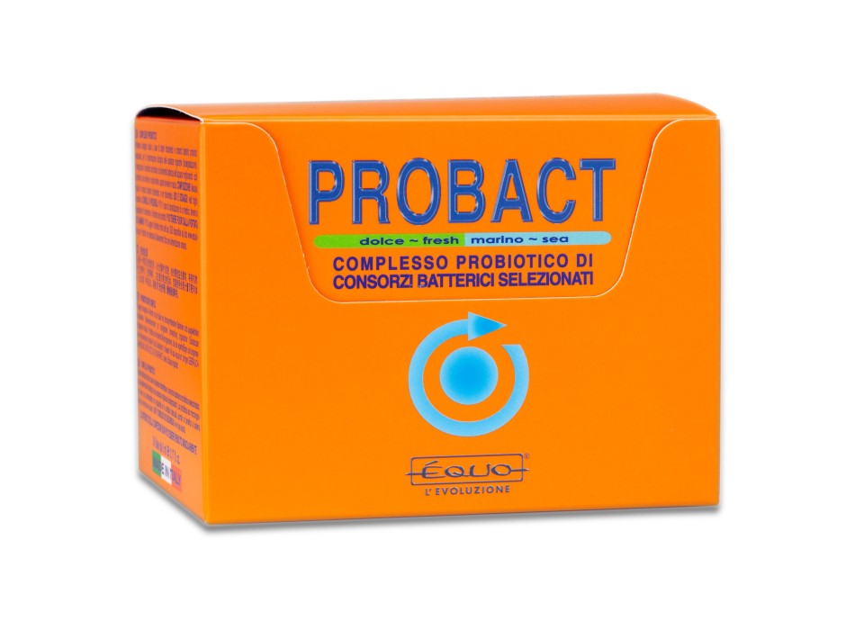 Equo ProBact confezione da 6 Fiale Da 5ml - Attivatore Batterico Probiotico per Acqua Dolce e Marina