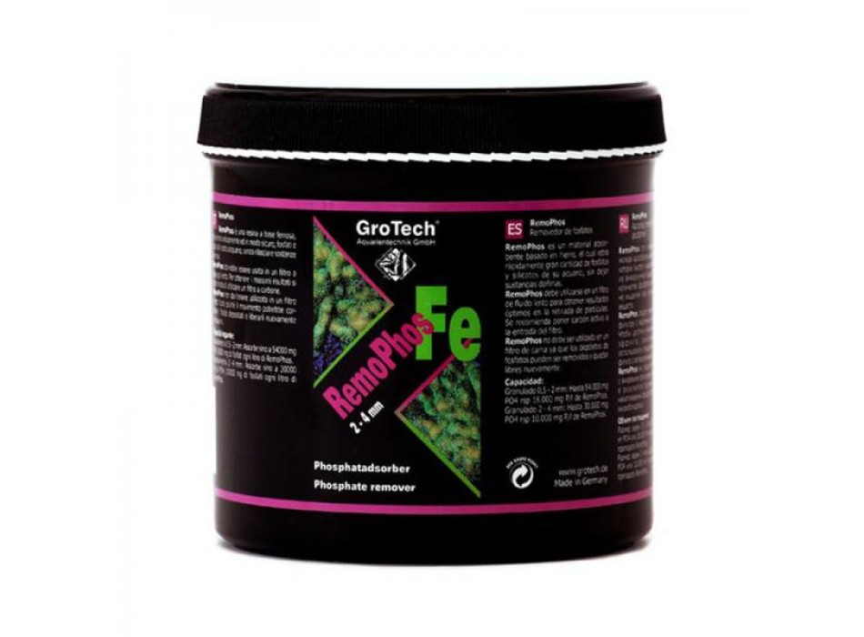 Grotech Remophos FE 1000 ml - Resina per l'eliminazione dei Fosfati e Silicati - Granulometria 0.5 – 2mm