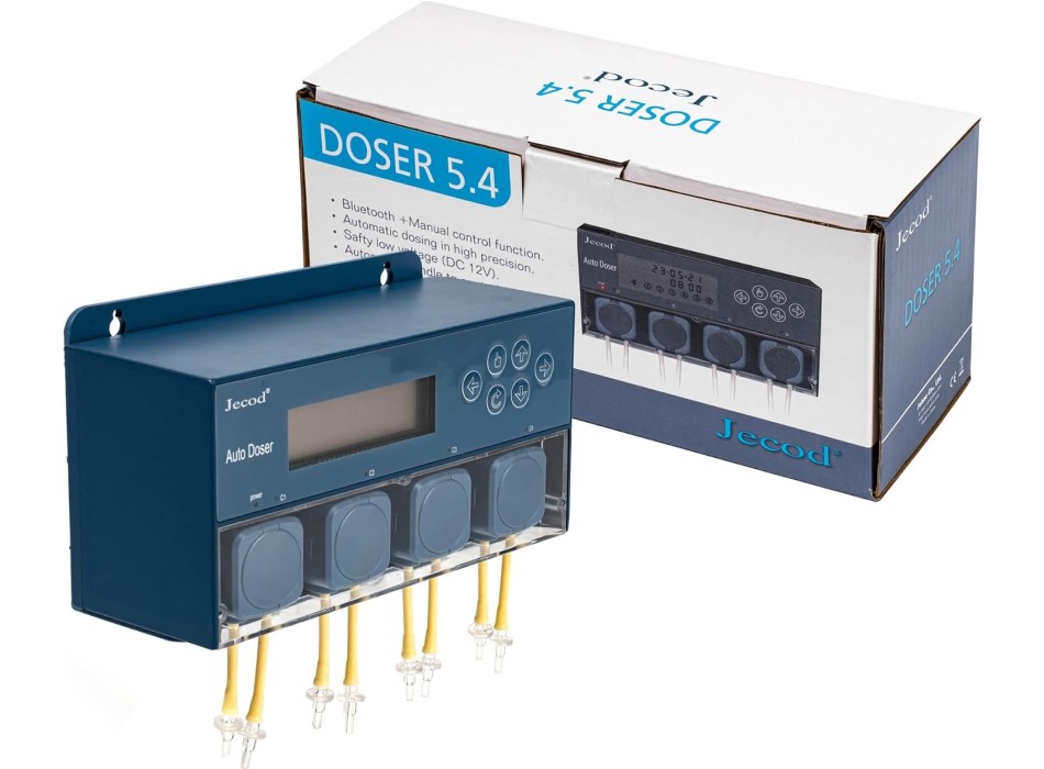 Jebao Doser Doser 5.4 - pompa dosometrica 4 canali Bluetooth con controllo tramite App