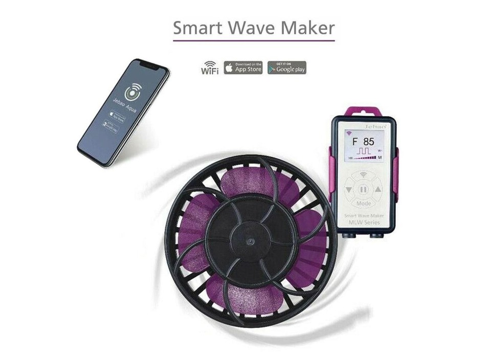 Jebao MLW-20 - pompa di movimento Wi-Fi 10000 L/h con App e controller touch