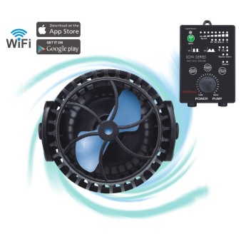 Jebao SOW-5M - pompa di movimento 5000 L/h con App iOS e Android