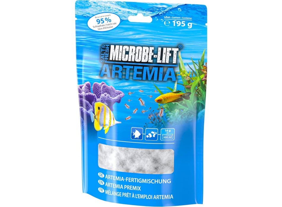 MICROBE-LIFT Artemia - Miscela pronta : Uova di Artemia + Sale