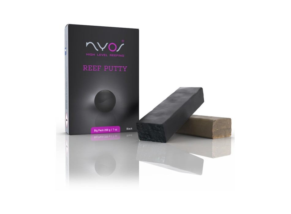 Nyos Reef Putty Black 200 g  - Colla epossidica bicomponente nera
