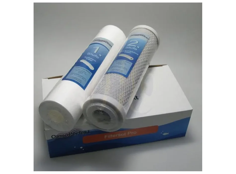 Set pre filtri 10" carbone + sedimenti per impianto ad osmosi inversa