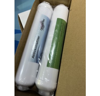 Set pre filtri 5" carbone + sedimenti per impianto ad osmosi inversa