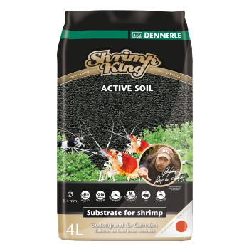 ShrimpKing Active Soil, 4 L Substrato fertile