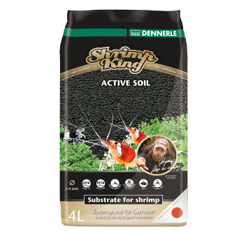 ShrimpKing Active Soil, 4 L Substrato fertile