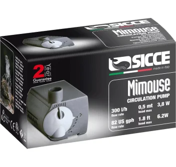 Sicce Mimouse Mini Pompa Da Ricircolo Per Acquario Acquari 300 l/h