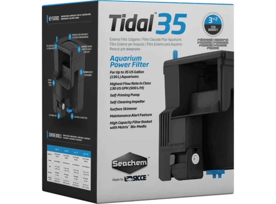 Sicce Seachem - Tidal 35 Filtro esterno appeso