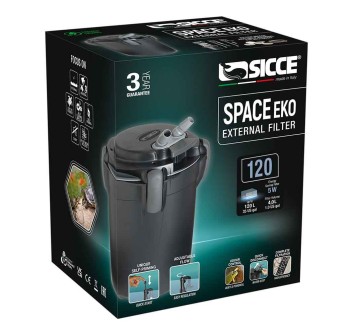 Sicce Space Eko 120 Filtro Esterno per acquari e tartarughiere