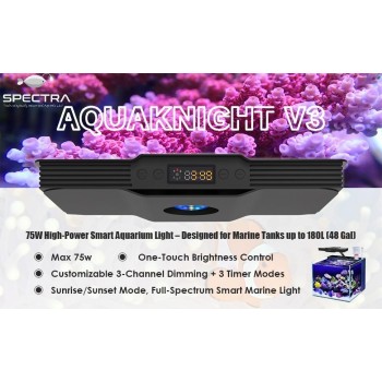 Spectra Aqua Knight V3 75W Marine Aquarium LED Light