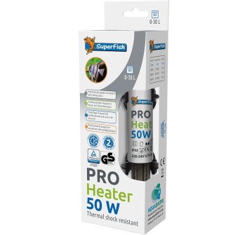 SuperFish Pro Heater 50 - Termoriscaldatore professionale da 50 W